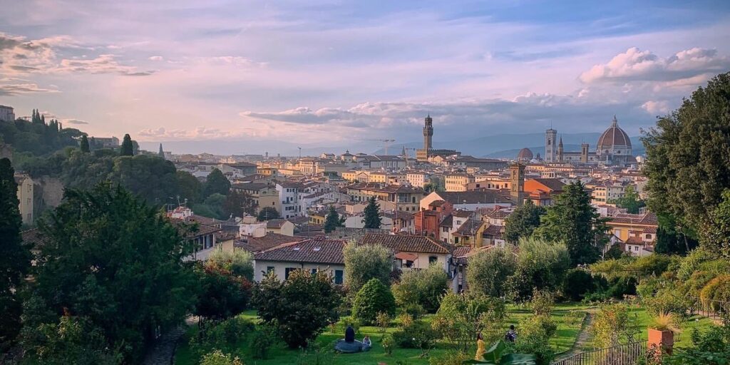 The Florence skyline, shot by Bilyana Petrova during her time in Italy